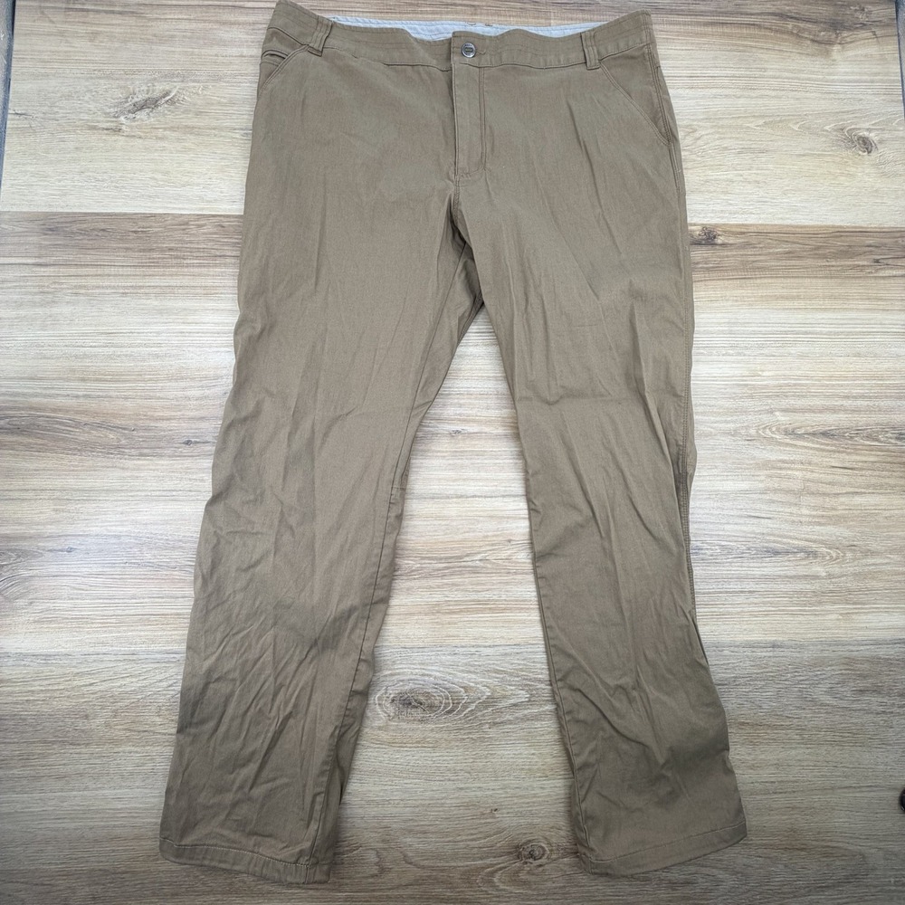 Kuhl Pants Mens 40x32 Brown Resistor Lite‎ Chino Tapered Hiking Commuter